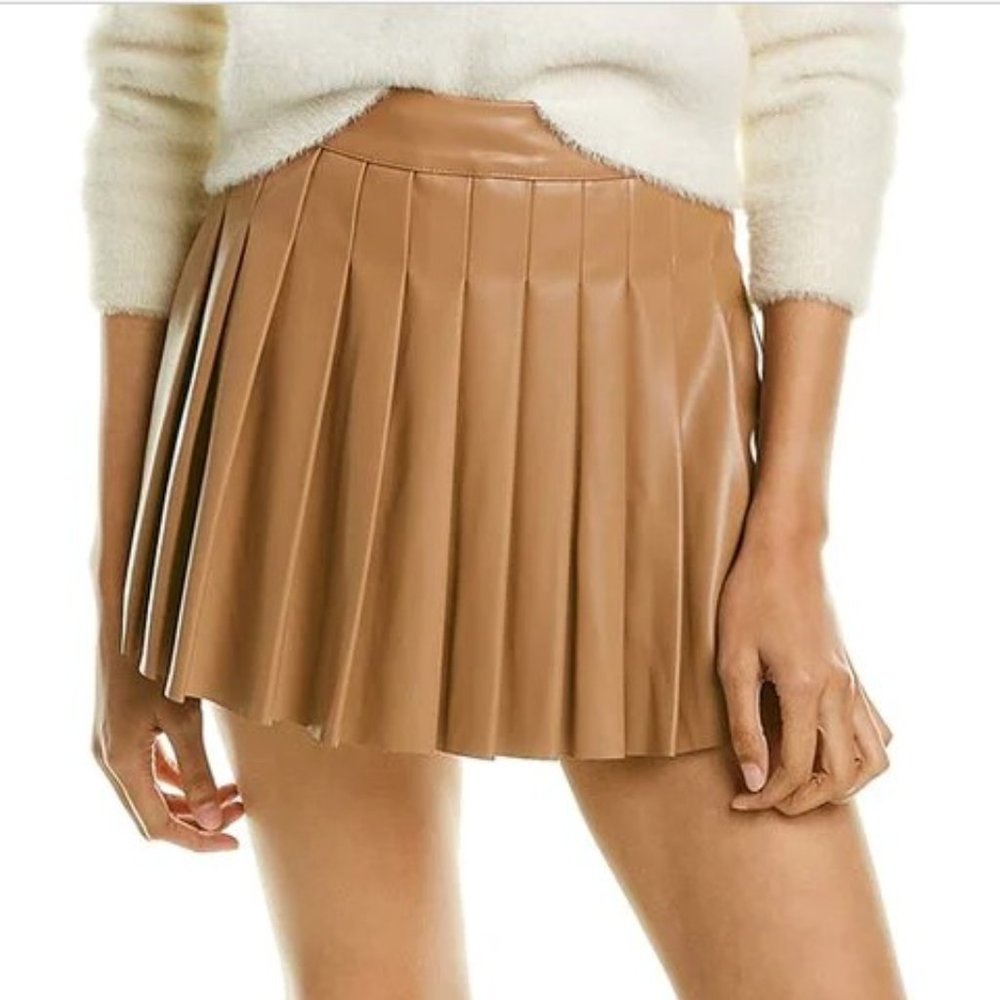 Kerrick Pleated Mini Skirt